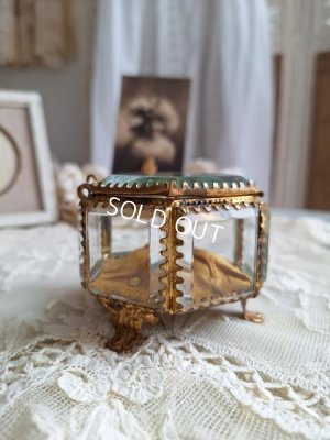 画像13: アンティーク六角形ガラスジュエリーケース