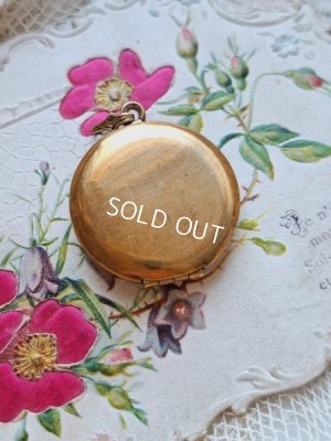 画像6: アンティークローズ柄ギロッシュエナメルペンダントトップ