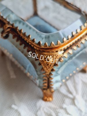 画像2: アンティークガラスジュエリーケース