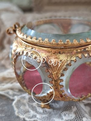 画像14: アンティークガラスジュエリーケース