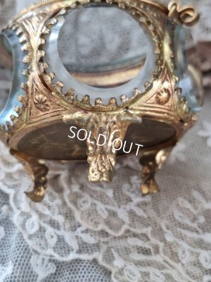 画像6: アンティークガラスジュエリーケース