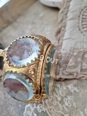 画像10: アンティークガラスジュエリーケース