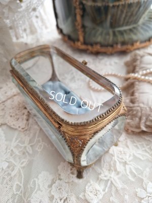 画像3: アンティーク厚ガラスジュエリーケース