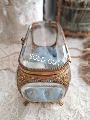 画像4: アンティーク厚ガラスジュエリーケース