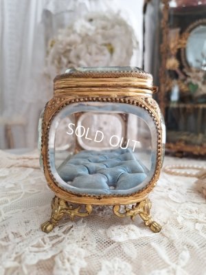 画像12: アンティーク厚ガラスジュエリーケース