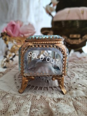 画像12: アンティークガラスジュエリーボックス