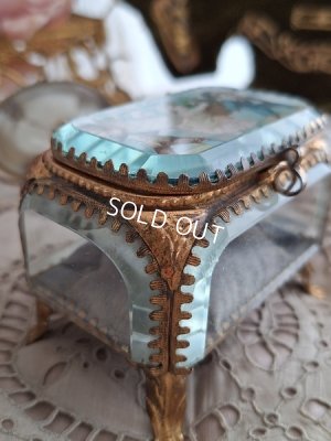 画像7: アンティークガラスジュエリーボックス