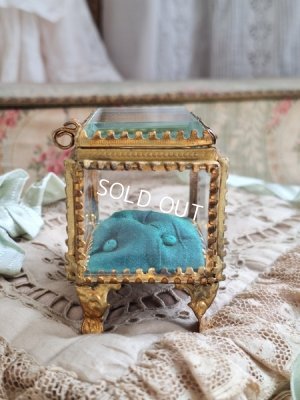 画像7: アンティークガラスジュエリーケース