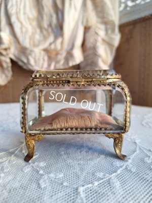 画像10: アンティークガラスジュエリーケース