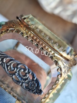 画像15: アンティークガラスジュエリーケース