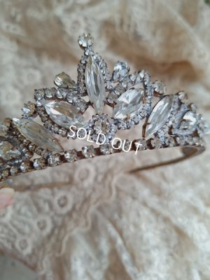 画像8: オールドチェコガラスティアラ