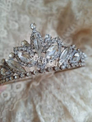 画像2: オールドチェコガラスティアラ