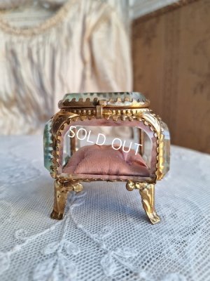 画像10: アンティークガラスジュエリーケース