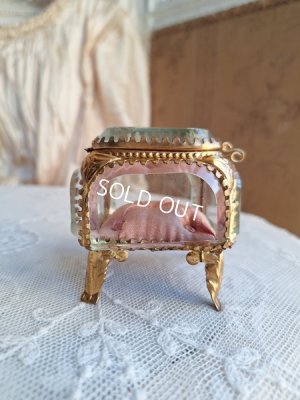 画像11: アンティークガラスジュエリーケース