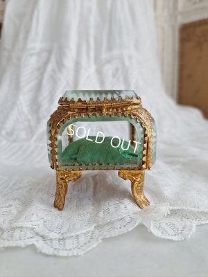 画像10: アンティークガラスジュエリーケース