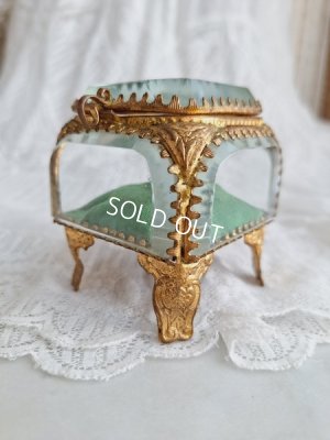 画像6: アンティークガラスジュエリーケース