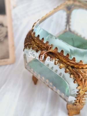 画像4: アンティークガラスジュエリーケース