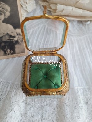 画像13: アンティークガラスジュエリーケース