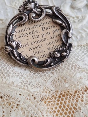 画像4: アールヌーボーフォトブローチ