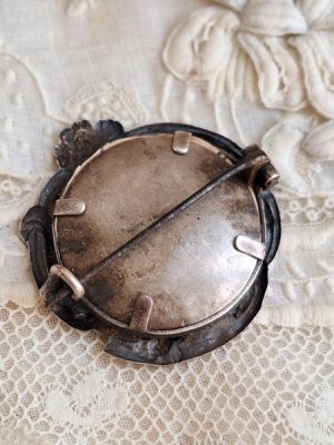 画像5: アールヌーボーフォトブローチ