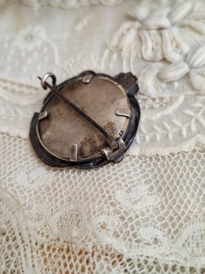 画像6: アールヌーボーフォトブローチ