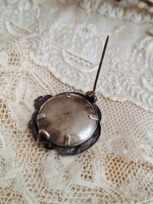 画像9: アールヌーボーフォトブローチ