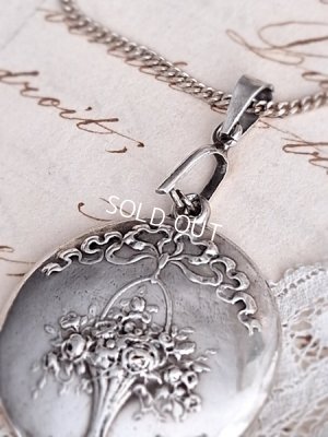 画像5: 花かごレリーフペンダントトップ