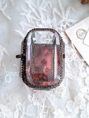 画像3: アンティークガラスジュエリーケース