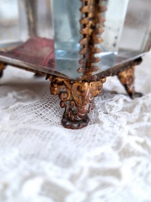 画像11: アンティークガラスジュエリーケース