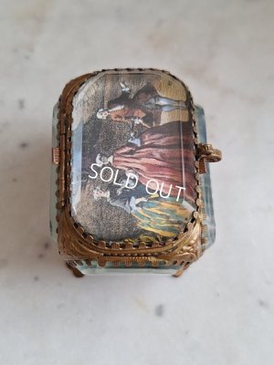 画像2: アンティークガラスジュエリーボックス