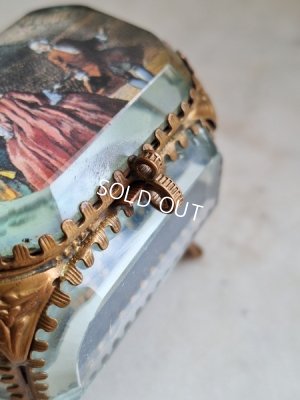 画像5: アンティークガラスジュエリーボックス