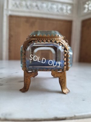 画像10: アンティークガラスジュエリーボックス