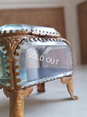 画像15: アンティークガラスジュエリーボックス