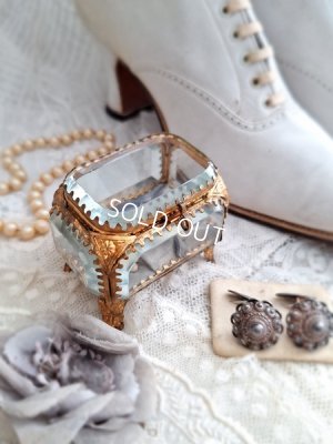 画像15: アンティークガラスジュエリーケース