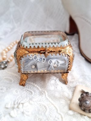 画像11: アンティークガラスジュエリーケース