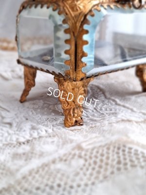 画像4: アンティークガラスジュエリーケース