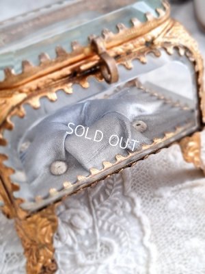 画像2: アンティークガラスジュエリーケース