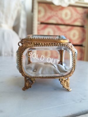 画像14: アンティークガラスジュエリーケース