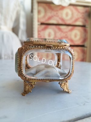 画像13: アンティークガラスジュエリーケース