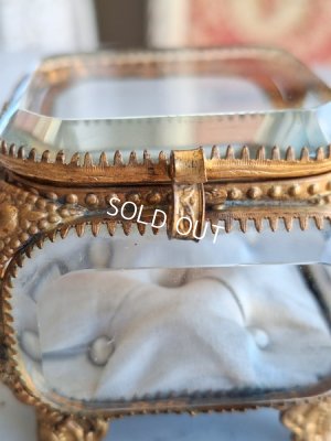 画像5: アンティークガラスジュエリーケース