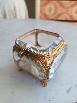 画像10: アンティークガラスジュエリーケース