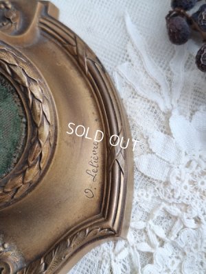 画像10: O. Lelièvreブロンズ懐中時計ホルダー