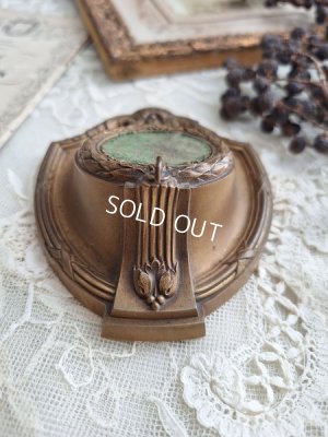 画像13: O. Lelièvreブロンズ懐中時計ホルダー