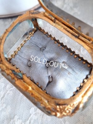 画像2: アンティークガラスジュエリーケース