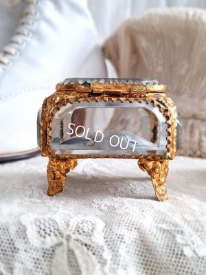 画像13: アンティークガラスジュエリーケース