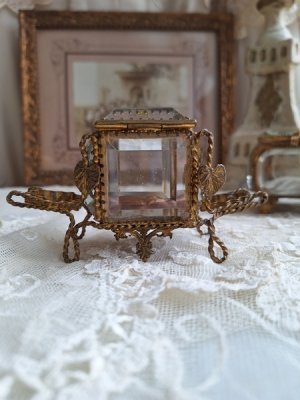 画像9: アンティークキャリッジ型ジュエリーケース