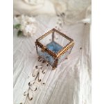 画像: クッション付ガラスジュエリーケース