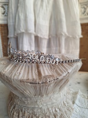 画像8: オールドチェコガラスティアラ