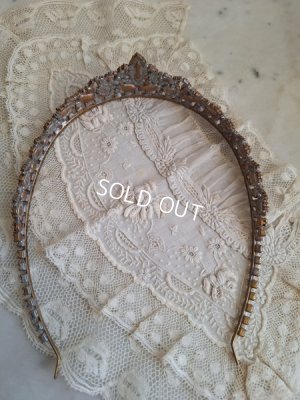 画像9: オールドチェコガラスティアラ