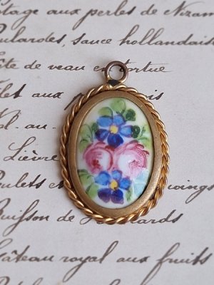 画像2: リモージュペンダントトップ